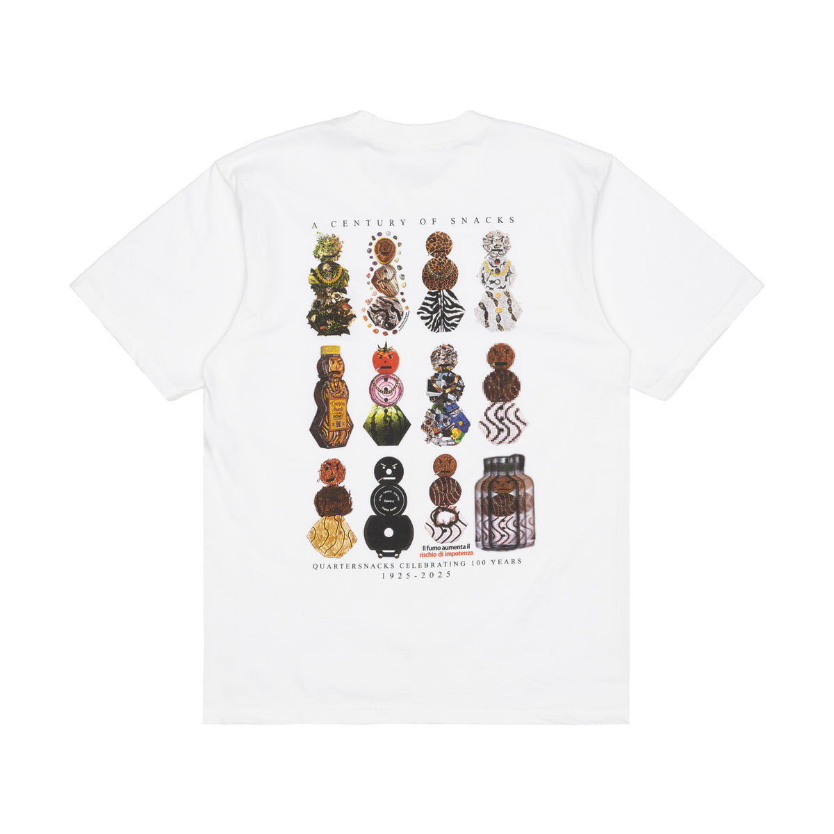 【QUARTERSNACKS】 Wildlife Tee / White Anniversary Tee - White – Quartersnacks