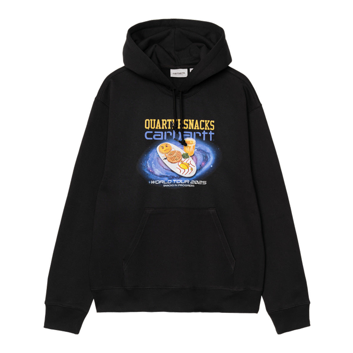 carhartt QUARTERSNACKS パーカー S ブラック Carhartt WIP - Snacks in Progress Tour Hoody – Quartersnacks