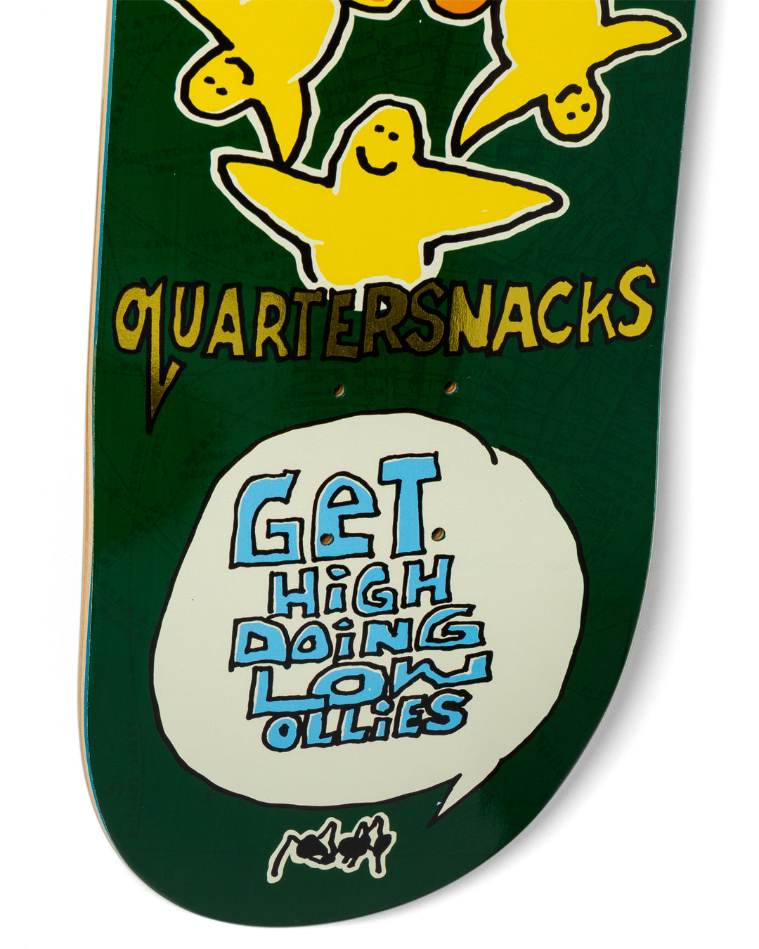 Krooked x Quartersnacks Get High Deck — 8.25"
