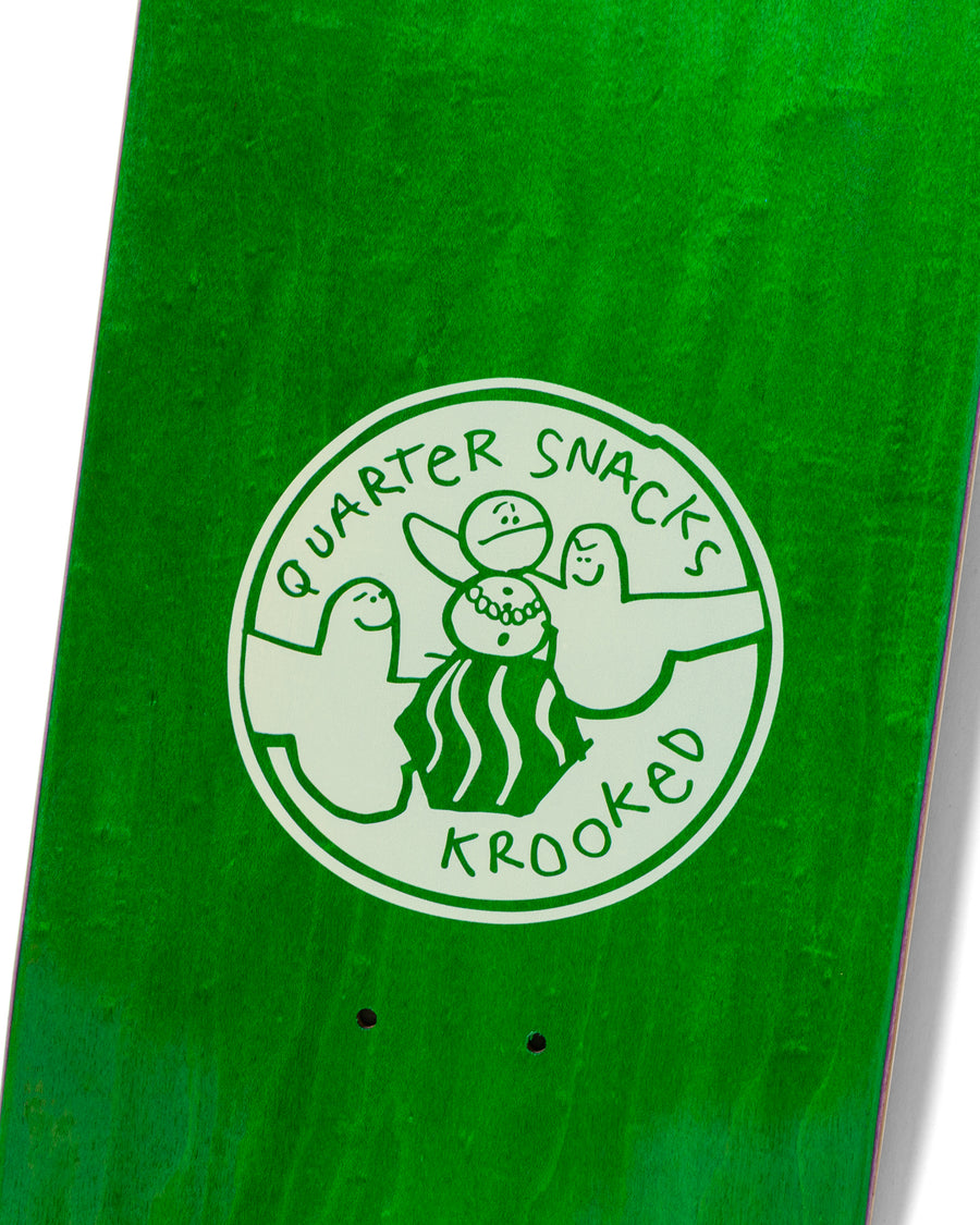 Krooked x Quartersnacks Get High Deck — 8.25
