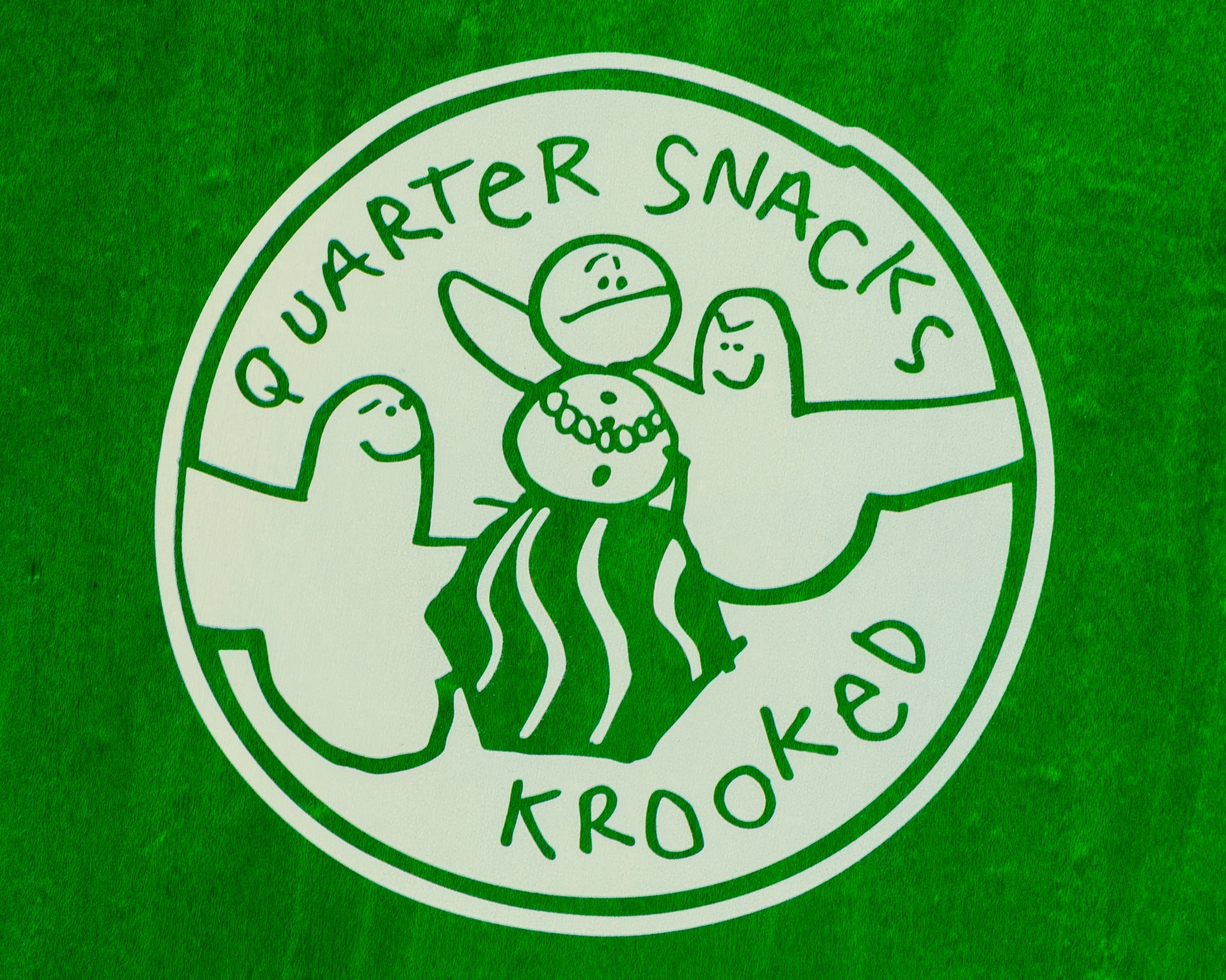 Krooked x Quartersnacks Snackman Deck — 8.5"