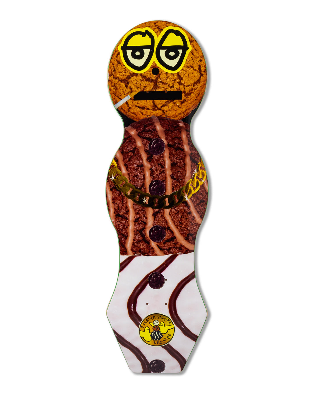 Krooked x Quartersnacks Snackman Cruiser — 9"