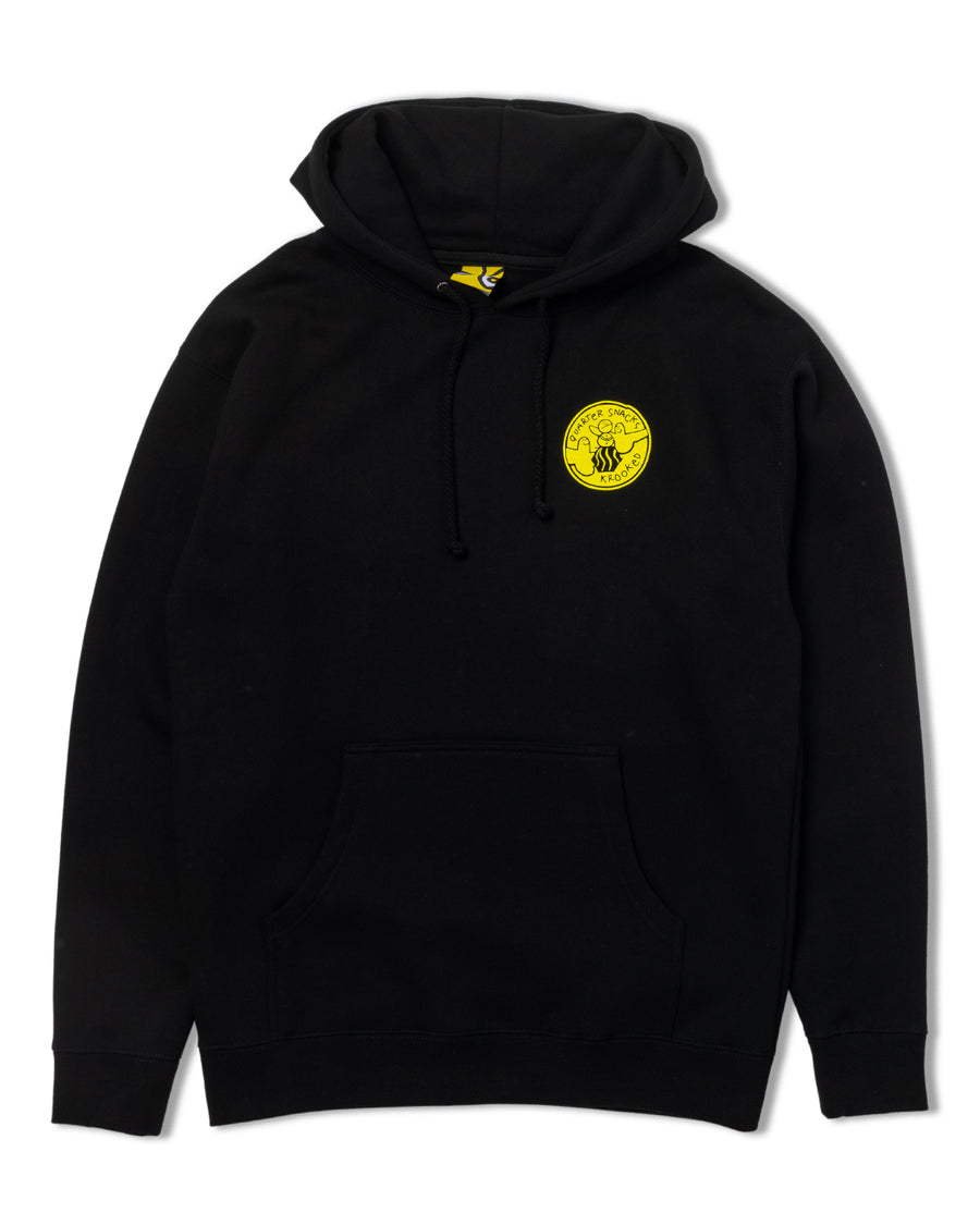 Krooked x Quartersnacks Hoody - Black [S + M ONLY]