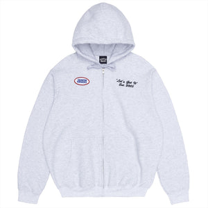 Let's Get It Zip Hoody - Ash Grey – Quartersnacks