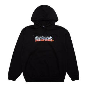 Rat Ratz x QuartersnacksScript Hoody - Black