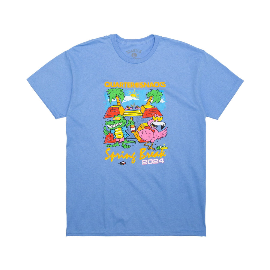 Spring Break Tee - Carolina Blue