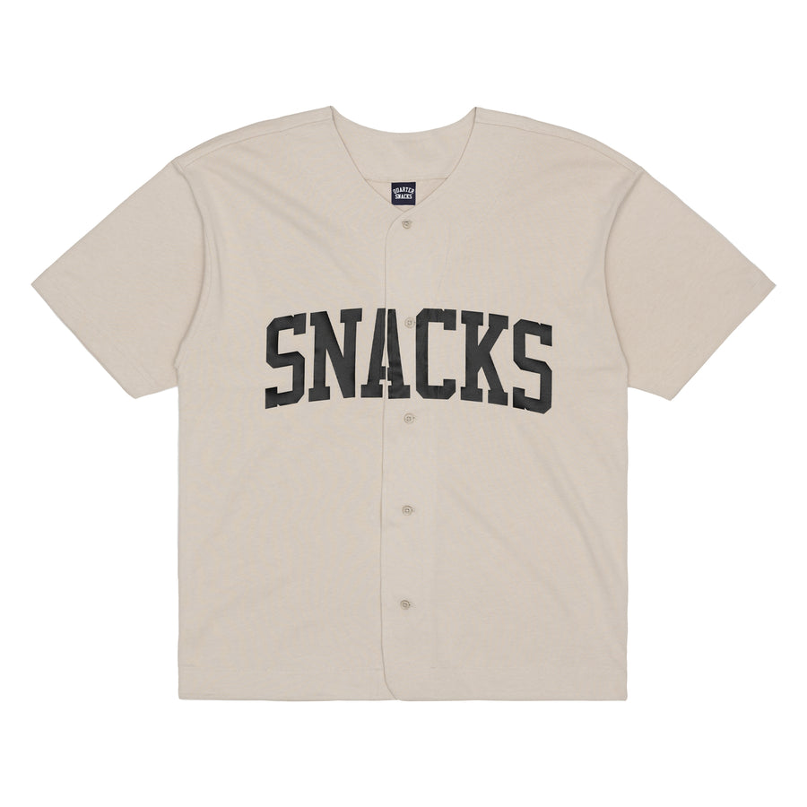 SNACKS Baseball Jersey - Cream
