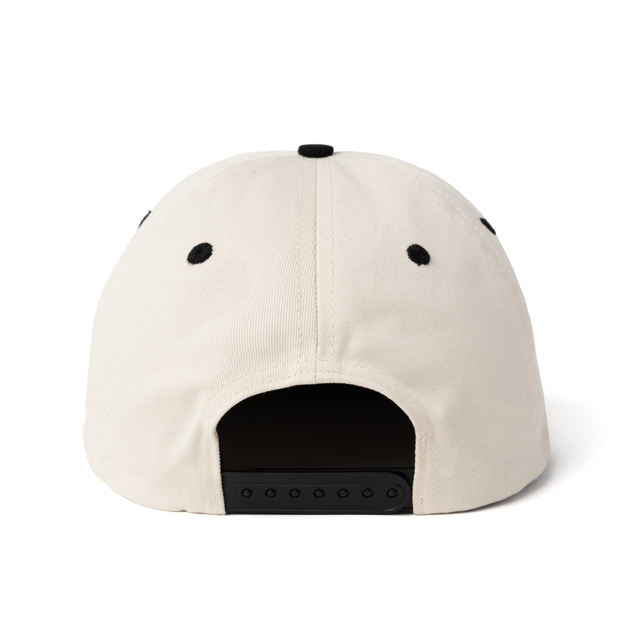 Journalist Cap - Cream/Black