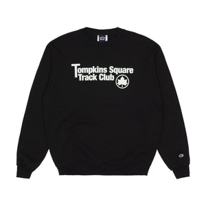 Track Club Crewneck - Black