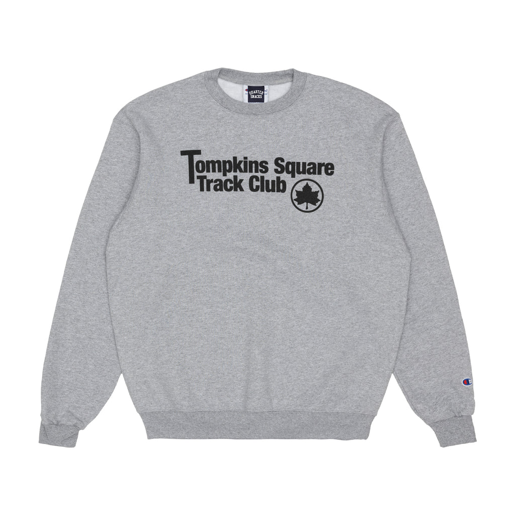 Track Club Crewneck - Heather Grey