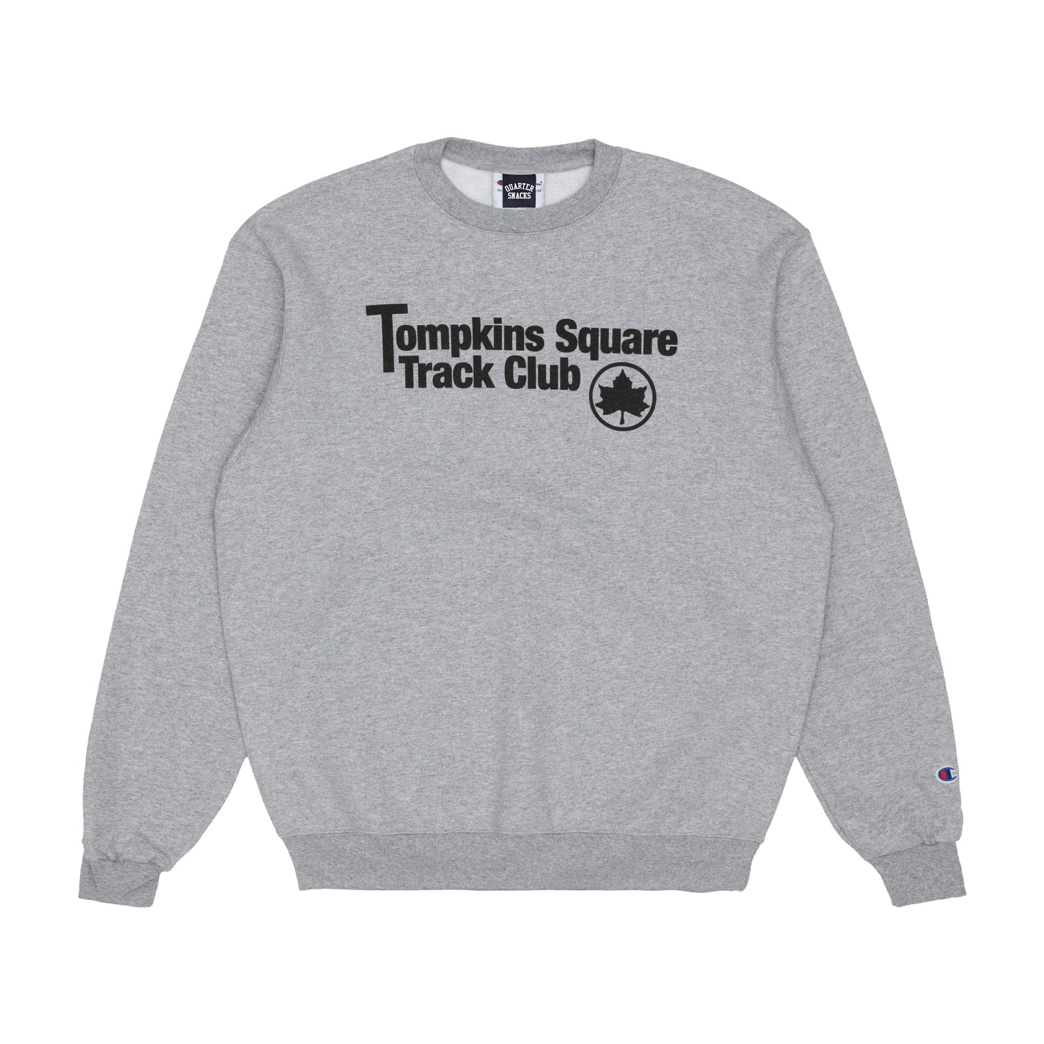 Track Club Crewneck - Heather Grey